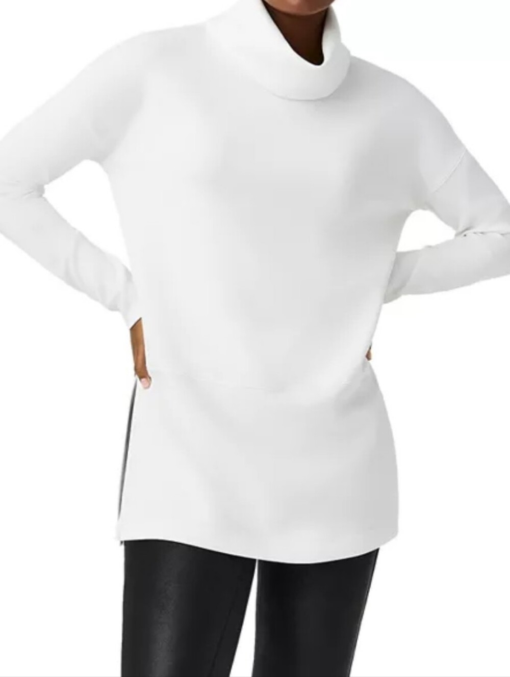 SPANX AirEssentials Turtleneck Tunic Top Sz S Retail $148